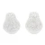 Ceramic salt and pepper set, 'Sublime Spring' (2 pieces) - Beige and Ivory Ceramic Salt and Pepper Set (2 pieces)