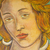 Wandbehang aus Leinwand und Leder - Handbemalter Leinwand-Wandbehang mit Venus-Porträt