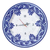 reloj de pared de cerámica - Reloj de pared de cerámica estilo talavera azul pintado a mano