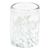 Handgeblasenes Set aus Karaffe und Glas aus recyceltem Glas, (Paar) - Mundgeblasenes Set aus Karaffe und Becher aus recyceltem Glas in Weiß (Paar)