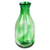 Handblown recycled glass carafe and glass set, 'Delicate Green' (pair) - Green Handblown Recycled Glass Carafe and Cup Set (Pair)