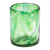 Juego de jarra y vaso de vidrio reciclado soplado a mano, (par) - Juego de jarra y taza de vidrio reciclado soplado a mano en verde (par)