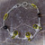 Amber station bracelet, 'Bubbly Bee' - 925 Silver Amber Bee Station Bracelet with Openwork Accents (image 2) thumbail