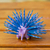 Wood alebrije figurine, 'Cute Porcupine in Lavender' - Hand-Painted Wood Alebrije Porcupine Figurine in Lavender (image 2) thumbail