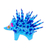 Wood alebrije figurine, 'Cute Porcupine in Sky Blue' - Hand-Painted Wood Alebrije Porcupine Figurine in Blue