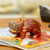 Wood alebrije figurine, 'Cute Hippo in Brown' - Mexican Hand-Painted Wood Alebrije Hippo Figurine in Brown