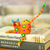 Wood alebrije shelf sitter figurine, 'Orange Cute Cat' - Orange Cat Hand-Painted Wood Alebrije Shelf Sitter Figurine 