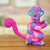 Wood alebrije figurine, 'Playful Soul in Azalea' - Floral Painted Azalea Copal Wood Alebrije Monkey Figurine