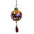 Wood ornament, 'Oaxaca's Night Spring' - Hand-Painted Floral Copal Wood Ornament in colourful Hues
