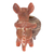 Ceramic figurine, 'Red Colima Dog' - Ceramic Pre-Hispanic Dog Figurine Handcrafted in Mexico