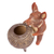 Ceramic figurine, 'Red Colima Dog' - Ceramic Pre-Hispanic Dog Figurine Handcrafted in Mexico (image 2e) thumbail