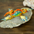 Figurilla de alebrije de madera - Figura de iguana alebrije de madera de copal de miel pintada a mano