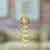 Gold-accented multi-gemstone pendant necklace, 'Absolute Perfection' - Multi-Gemstone Pendant Necklace with 14k Gold-Plated Chain