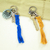 Schlüsselanhänger aus Baumwolle, (5er-Set) - Set aus 5 handgewebten Schlüsselanhängern aus Baumwolle mit Stahlhaken