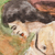 'Mujer con Saxofón' - Pintura expresionista estirada de mujer desnuda y saxofón