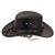 Leather hat, 'Classic Shadow' - Handcrafted 100% Leather Hat in a Black Base Hue