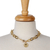 Collar colgante chapado en oro - Collar con colgante de tauro con circonita cúbica chapada en oro de 24k