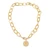 Gold-plated pendant necklace, 'Virgo Born' - Cubic Zirconia Virgo Pendant Necklace with 24k Gold Plating