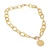 Gold-plated pendant necklace, 'Virgo Born' - Cubic Zirconia Virgo Pendant Necklace with 24k Gold Plating