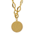 Gold-plated pendant necklace, 'Sagittarius Born' - 24k Gold-Plated Cubic Zirconia Sagittarius Pendant Necklace