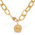 Gold-plated pendant necklace, 'Capricorn Born' - Zodiac-Themed 24k Gold-Plated Capricorn Pendant Necklace