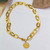 Gold-plated pendant necklace, 'Capricorn Born' - Zodiac-Themed 24k Gold-Plated Capricorn Pendant Necklace