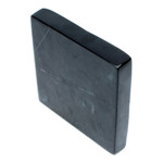 Onyx tealight candleholder, 'Sparkles & Mystery' - Black Natural Onyx Tealight Candleholder Crafted in Mexico