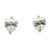 Gold-accented howlite stud earrings, 'Sweet Inspiration' - Gold-Accented Firefly Howlite Stud Earrings in Bright Hues