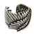 Men's sterling silver wrap ring, 'Feathery Wing' - Men's Taxco Sterling Silver Feathery Wing Themed Wrap Ring
