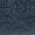 Bolso bandolera de piel - Bolso de hombro azul medianoche en relieve con bolsillos con cremallera
