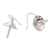 Sterling silver dangle earrings, 'Dancing Mushrooms' (large) - Mushroom-Themed Sterling Silver Dangle Earrings (Large)