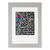 Xylograph print, 'Tzintzuni' - Signed Streched Hummingbird-Themed Xylograph Print