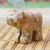 Onyx figurine, 'Little Bear' - Hand-Carved Natural Brown Bear-Shaped Onyx Figurine (image 2) thumbail
