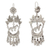 Sterling silver chandelier earrings, 'My Paradise' - Traditional Taxco Sterling Silver Chandelier Earrings