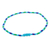 Glass beaded stretch bracelets, 'Green Euphoria' (set of 6) - Set of Six Blue and Green Glass Beaded Stretch Bracelets (image 2c) thumbail
