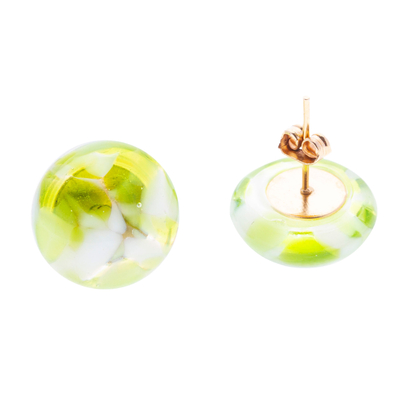 Curated gift set, 'Soul of the Forest' - Green-Toned Glass and Leather jewellery Curated Gift Set