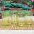 Mundgeblasene Becher aus recyceltem Glas, (4er-Set) - 4 mundgeblasene, umweltfreundliche Becher aus recyceltem Glas in Grün