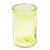 Mundgeblasene Becher aus recyceltem Glas, (4er-Set) - 4 mundgeblasene, umweltfreundliche Becher aus recyceltem Glas in Grün