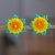 Kuratiertes Geschenkset 'Arkadische Blumen' - Handgefertigter Kristall- und Glasperlenschmuck Geschenkset