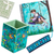 Curated gift set, 'Desk Dreams' - Handcrafted Blue and Green Nature-Themed Curated Gift Set