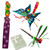 Curated gift set, 'Alebrije Nature' - Hand-Painted Copal Wood Alebrije Curated Gift Set thumbail