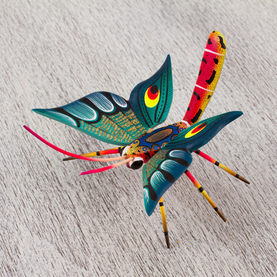 Curated gift set, 'Alebrije Nature' - Hand-Painted Copal Wood Alebrije Curated Gift Set