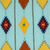 Zapoteken-Wollteppich, (2x3) - Handgewebter Zapoteken-Wollteppich in Aquamarin und Ringelblume (2x3)