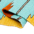 Tapete de lana zapoteca, (2x3) - Alfombra zapoteca de lana tejida a mano color aguamarina y caléndula (2x3)