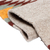 Corredor de lana zapoteca, (2x6) - Camino de lana zapoteca geométrico en tonos grises y cálidos (2x6)