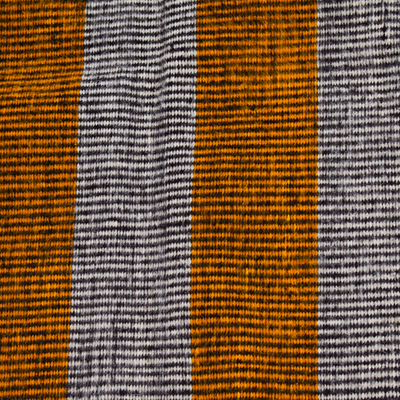 Wool area rug, 'Lines of Sunshine' (2.5x5) - Handloomed Zapotec Striped Wool Area Rug (2.5x5)