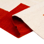 Wool area rug, 'Rust Greca' (2.5x5) - Handloomed Zapotec Greca-Patterned Wool Area Rug (2.5x5)