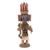 Ceramic sculpture, 'Tlaloc Priest' - Hand-Painted Folk Art Tlaloc Priest Ceramic Sculpture