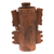 Ceramic decorative vase, 'Maya Urn' - Hand-Painted Folk Art Maya Ceramic Decorative Vase (image 2c) thumbail