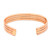 Copper cuff bracelet, 'Modern Magnificence' - High-Polished Modern Minimalist Copper Cuff Bracelet